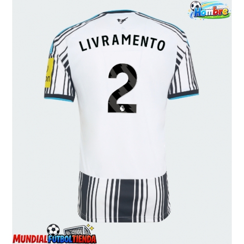 Camiseta Newcastle United Tino Livramento #2 Primera Equipación Replica 2026-27 mangas cortas